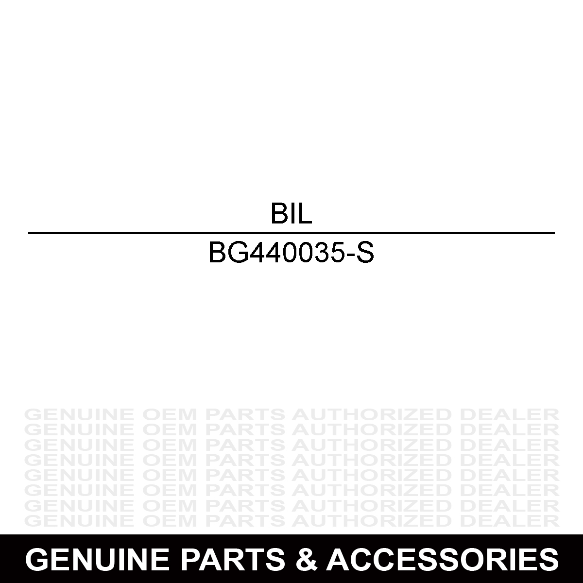 Billy Goat 440035-S UPPER HANDLE ASSY SERVICE