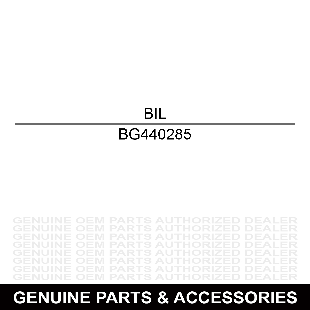 Billy Goat 440285 SCREWCAP 7/16"- 20 X 2 3/4" GR. 8 W/PATCH