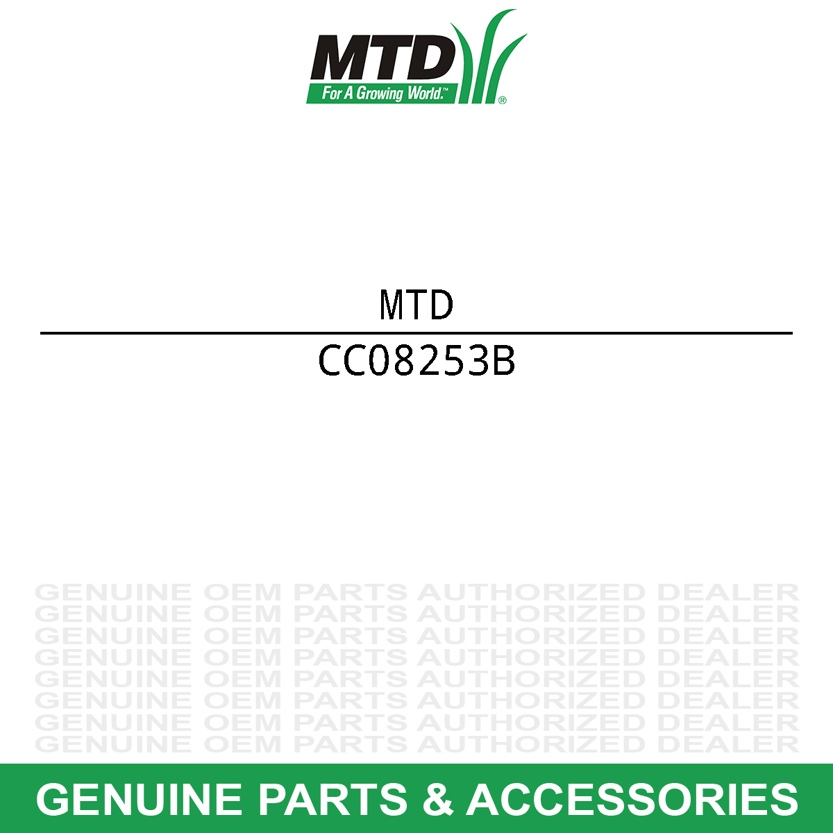 MTD 08253B Housing Bearing