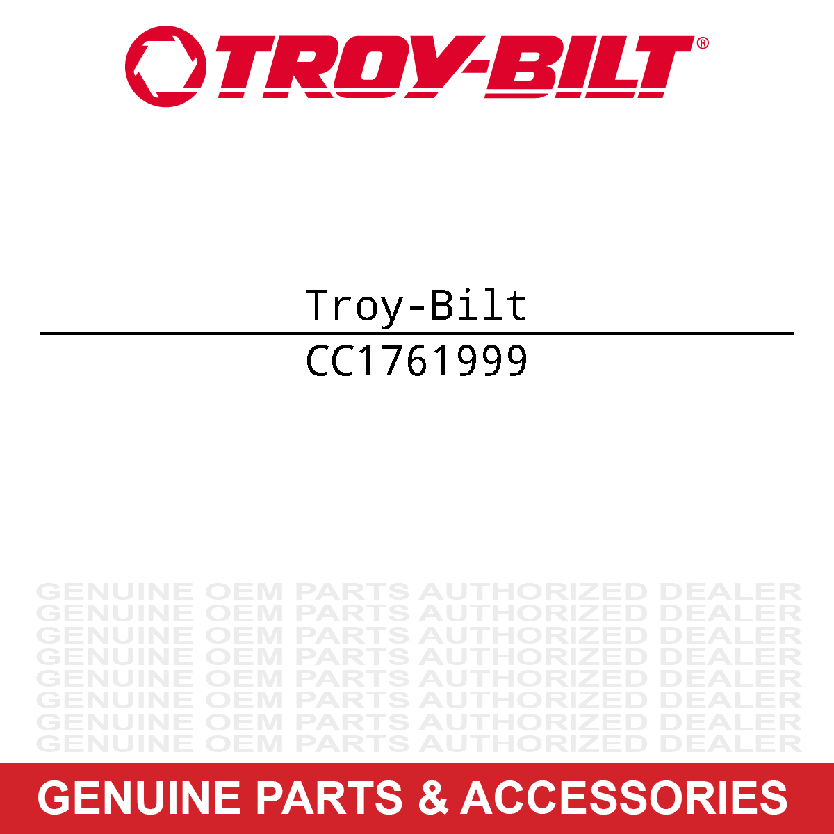 Troy-Bilt 1761999 Flange Bearing