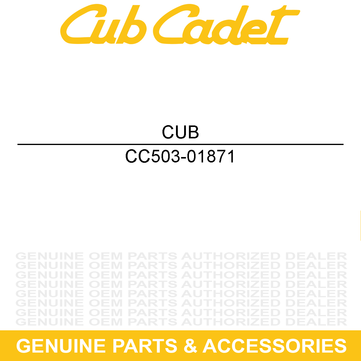 CUB CADET 503-01871 CABLE-SWITCH KIT 2