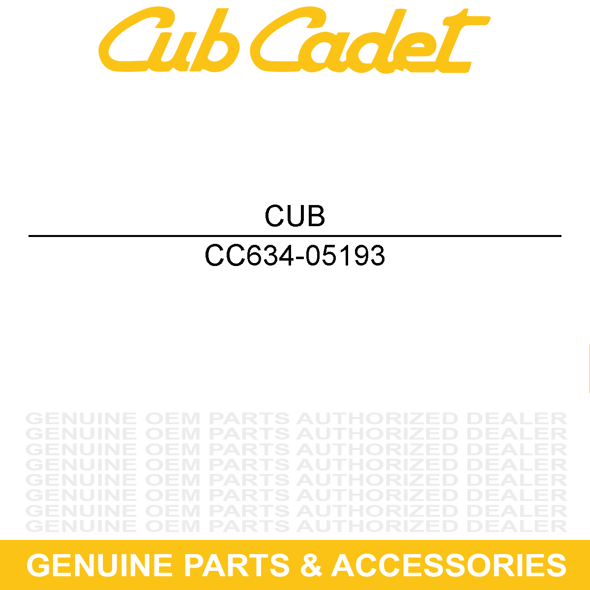 CUB CADET 634-05193 WHEEL ASSEMBLY 24X