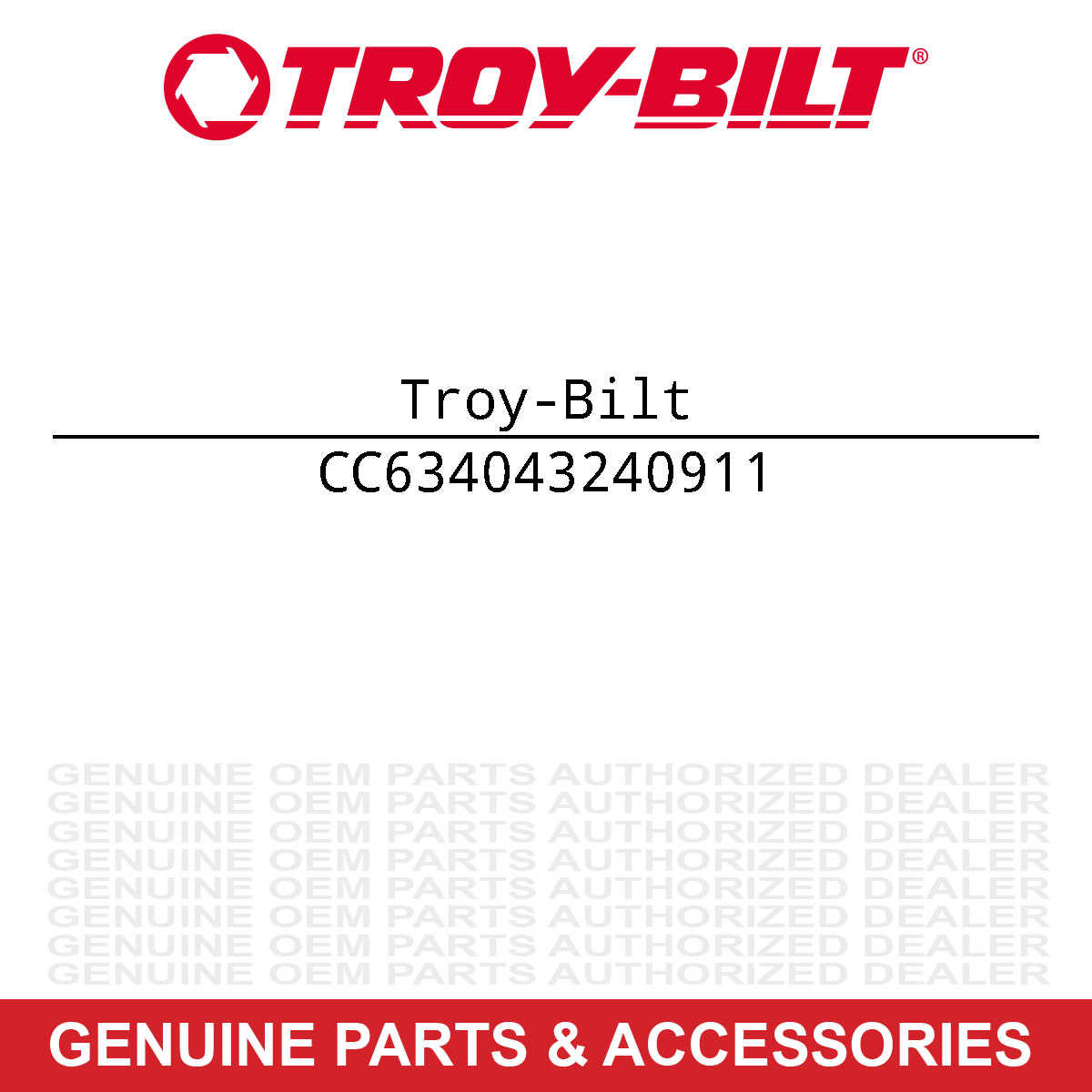 Troy-Bilt 634-04324-0911