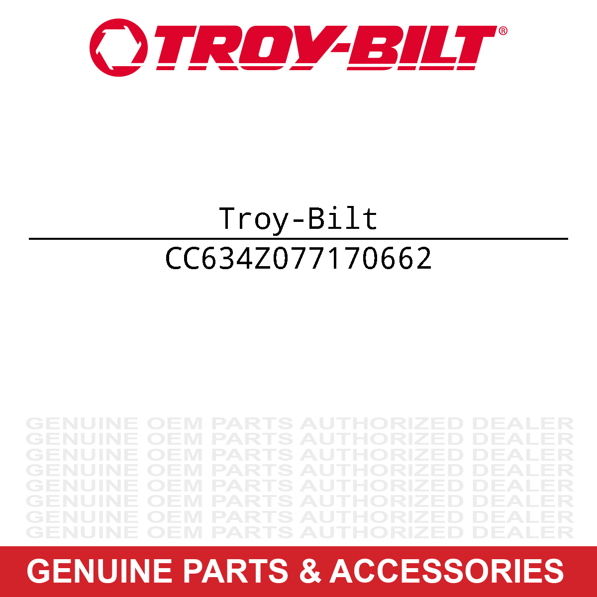 Troy-Bilt 634Z07717-0662 Wheel 15X5.0