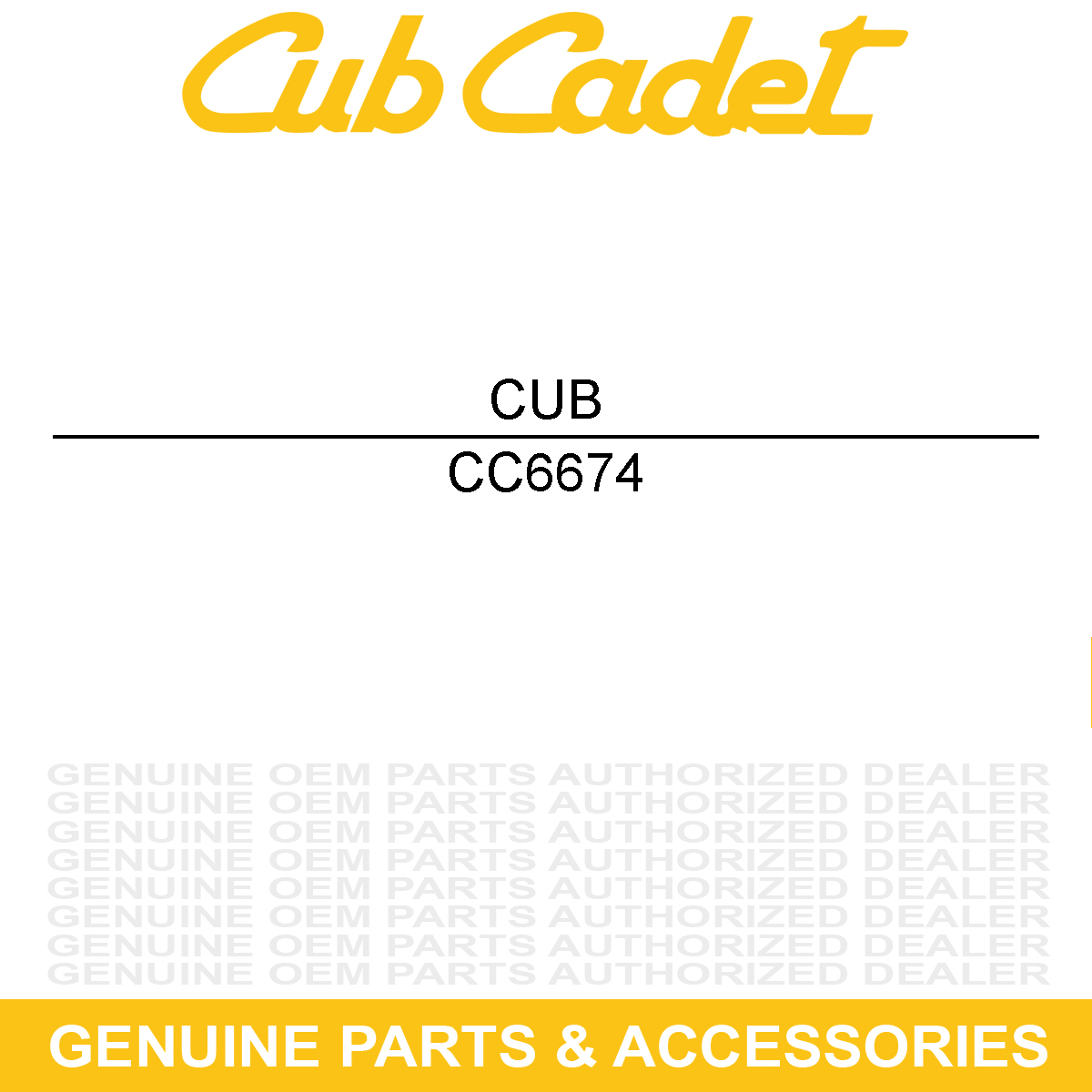 CUB CADET 6674 WASH, NORAM CLUTCH