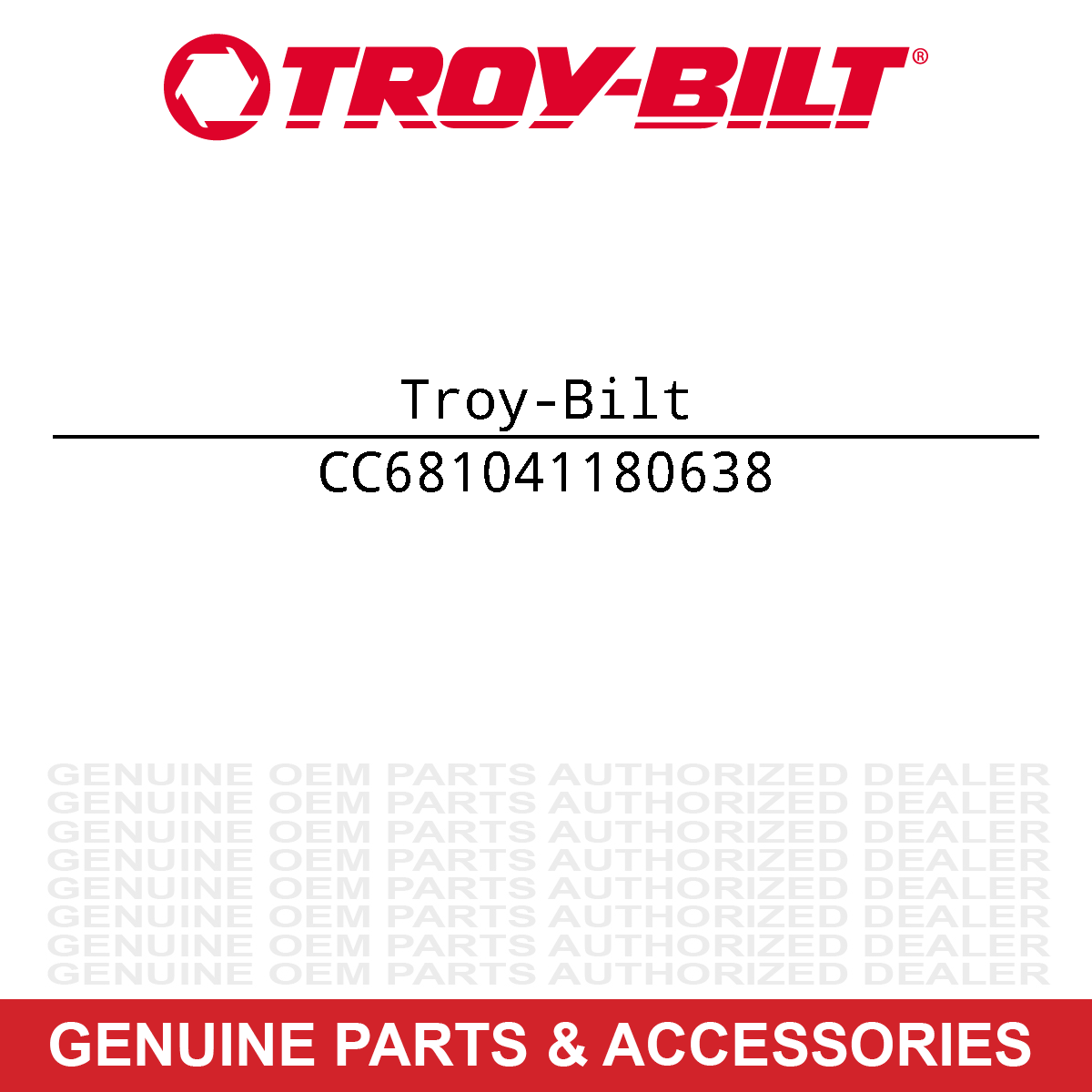 Troy-Bilt 681-04118-0638