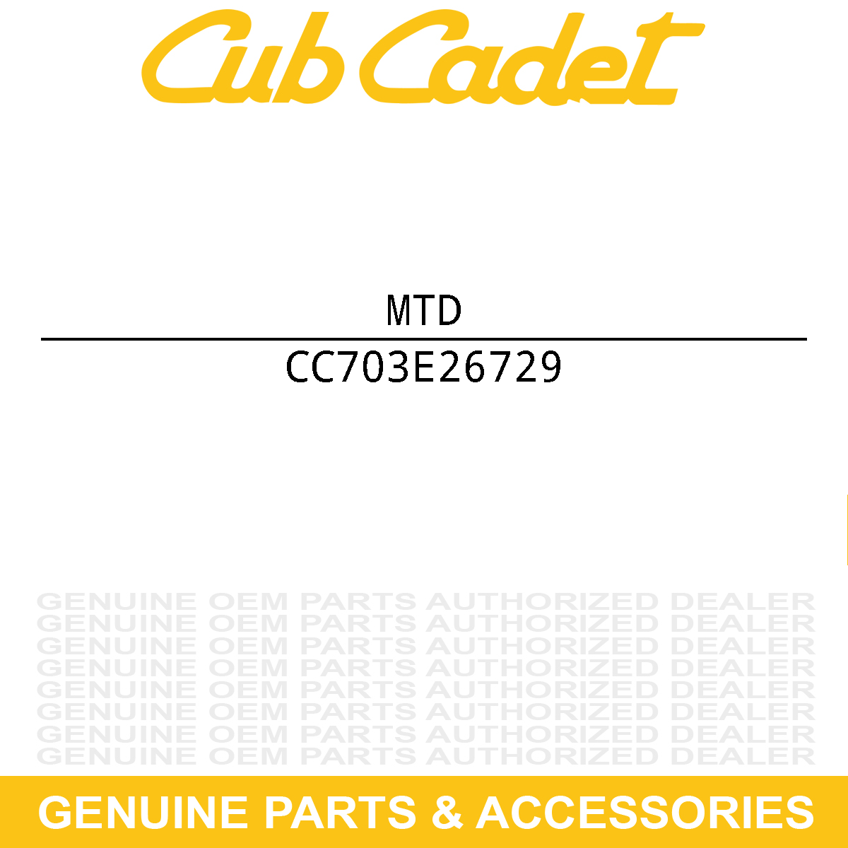 MTD 703E26729 BRACKET-CHUTE