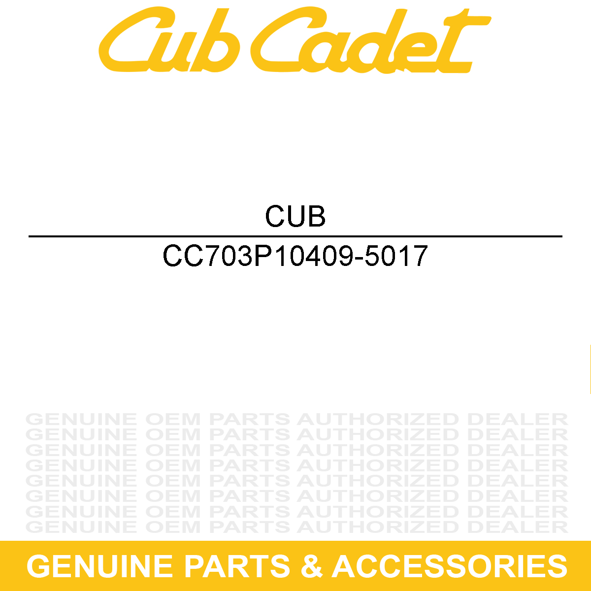 CUB CADET 703P10409-5017 DECK HANGER BRKT