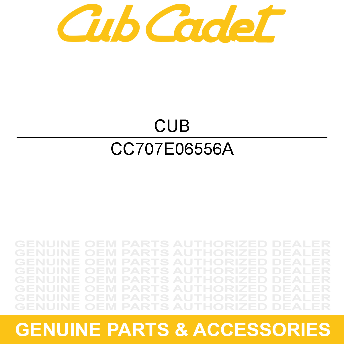 CUB CADET 707E06556A Brake Link Bracket
