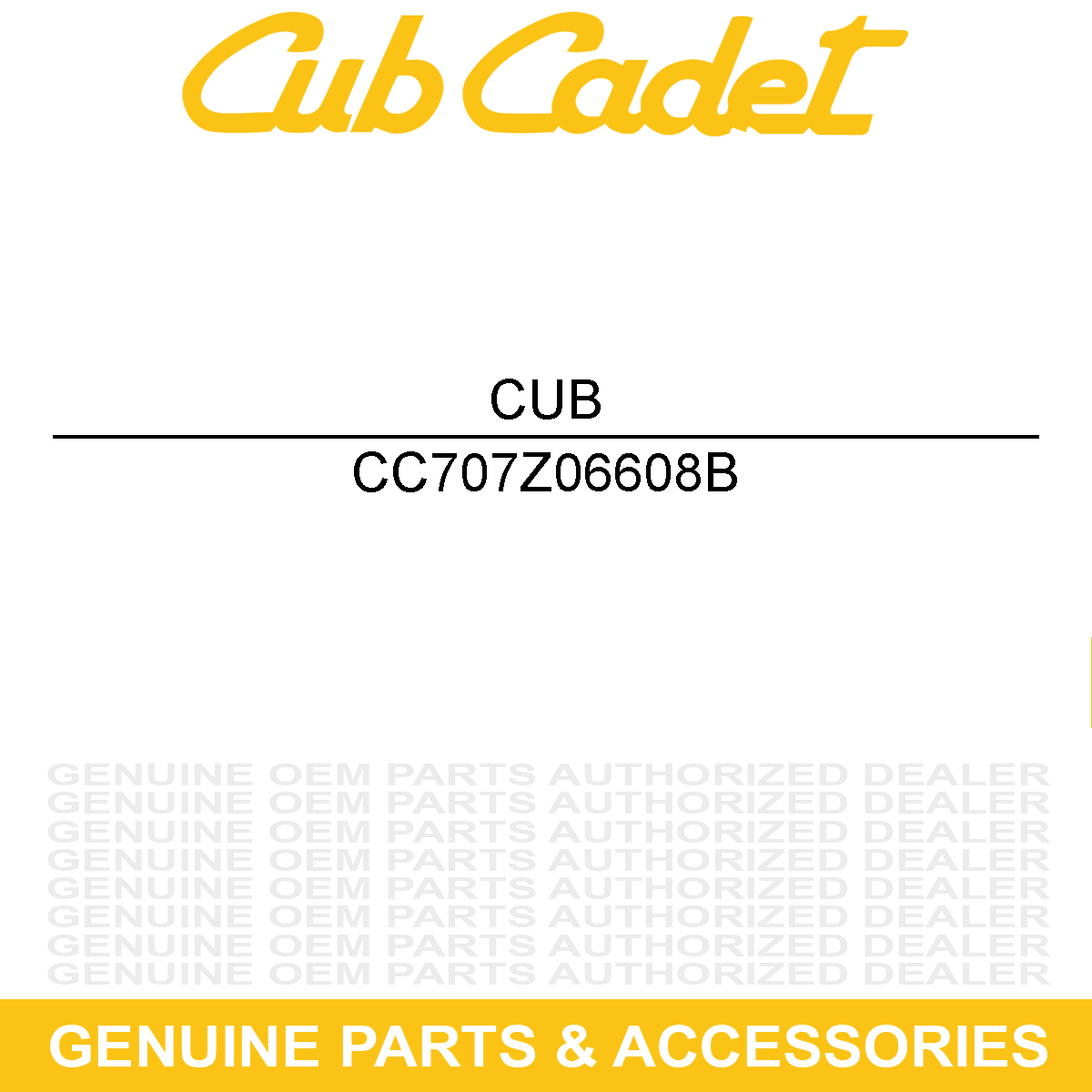 CUB CADET 707Z06608B THROTTLE MOUNTING
