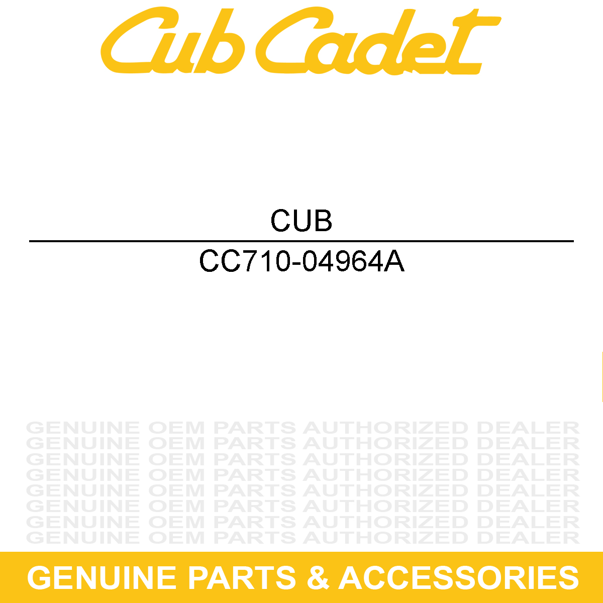 CUB CADET 710-04964A EXHAUST STUD