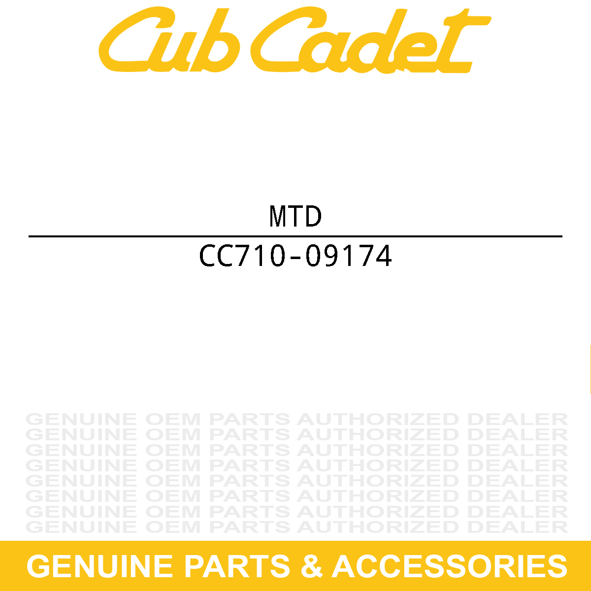MTD 710-09174 Draw Bolt 1/4-20 X 2.5