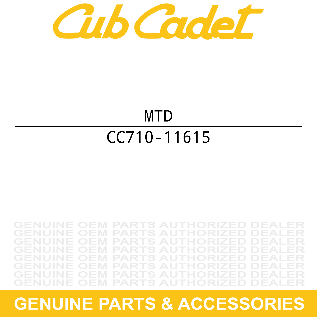 MTD 710-11615 SHCS-M8X1.25:10