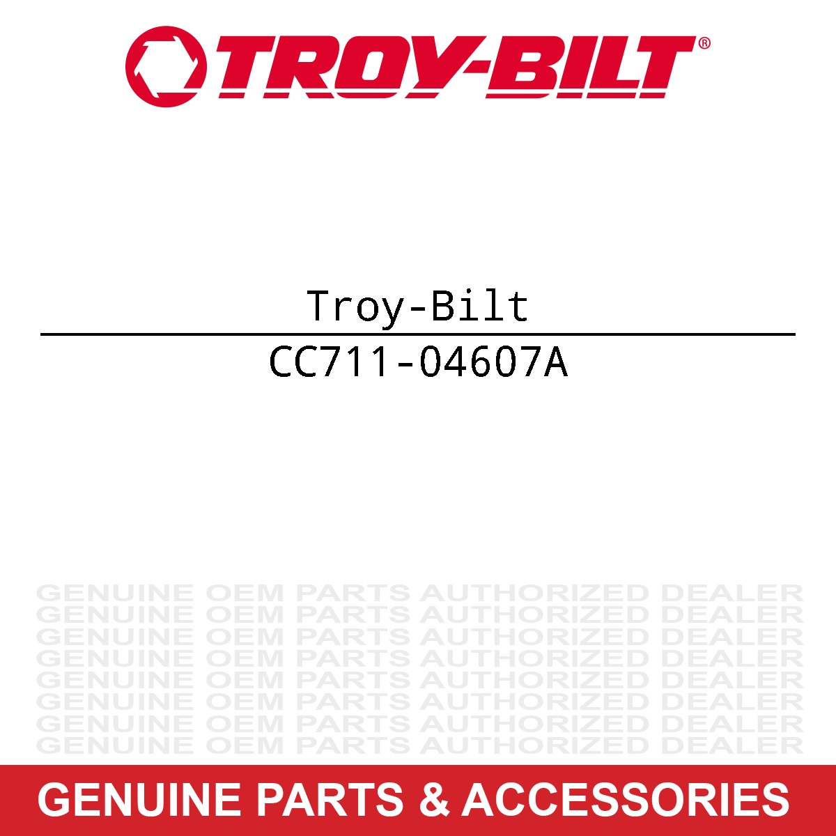 Troy-Bilt 711-04607A Drive Wheel Axle