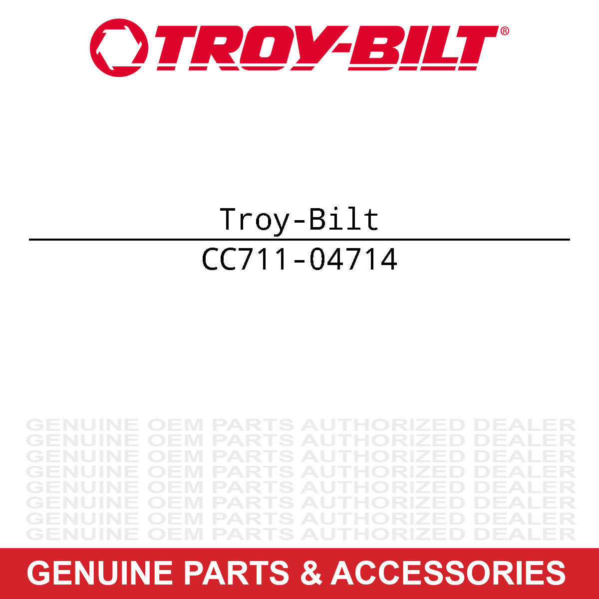 Troy-Bilt 711-04714 Auger Drive Shaft