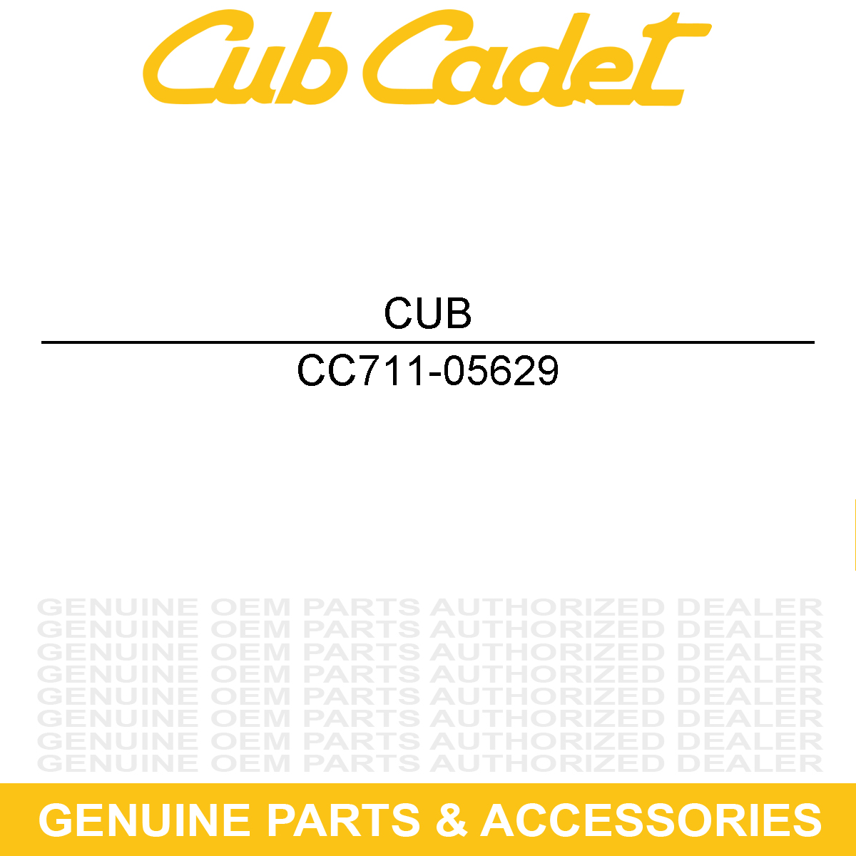 CUB CADET 711-05629 PIN-DETENT