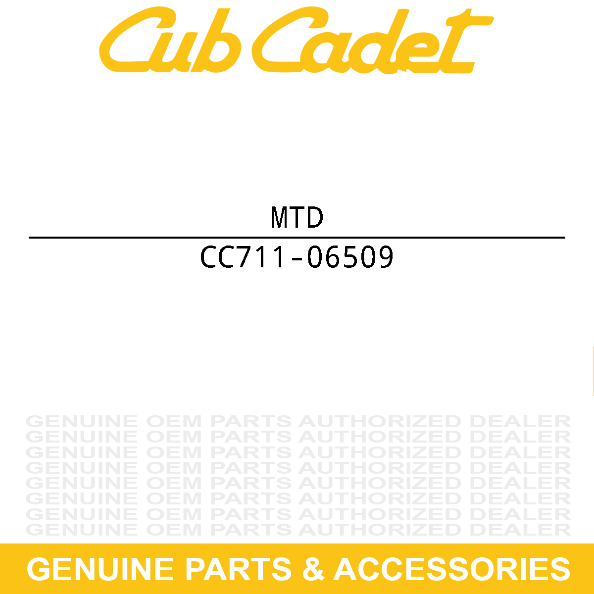 MTD 711-06509 PIN: WIRE LOCK