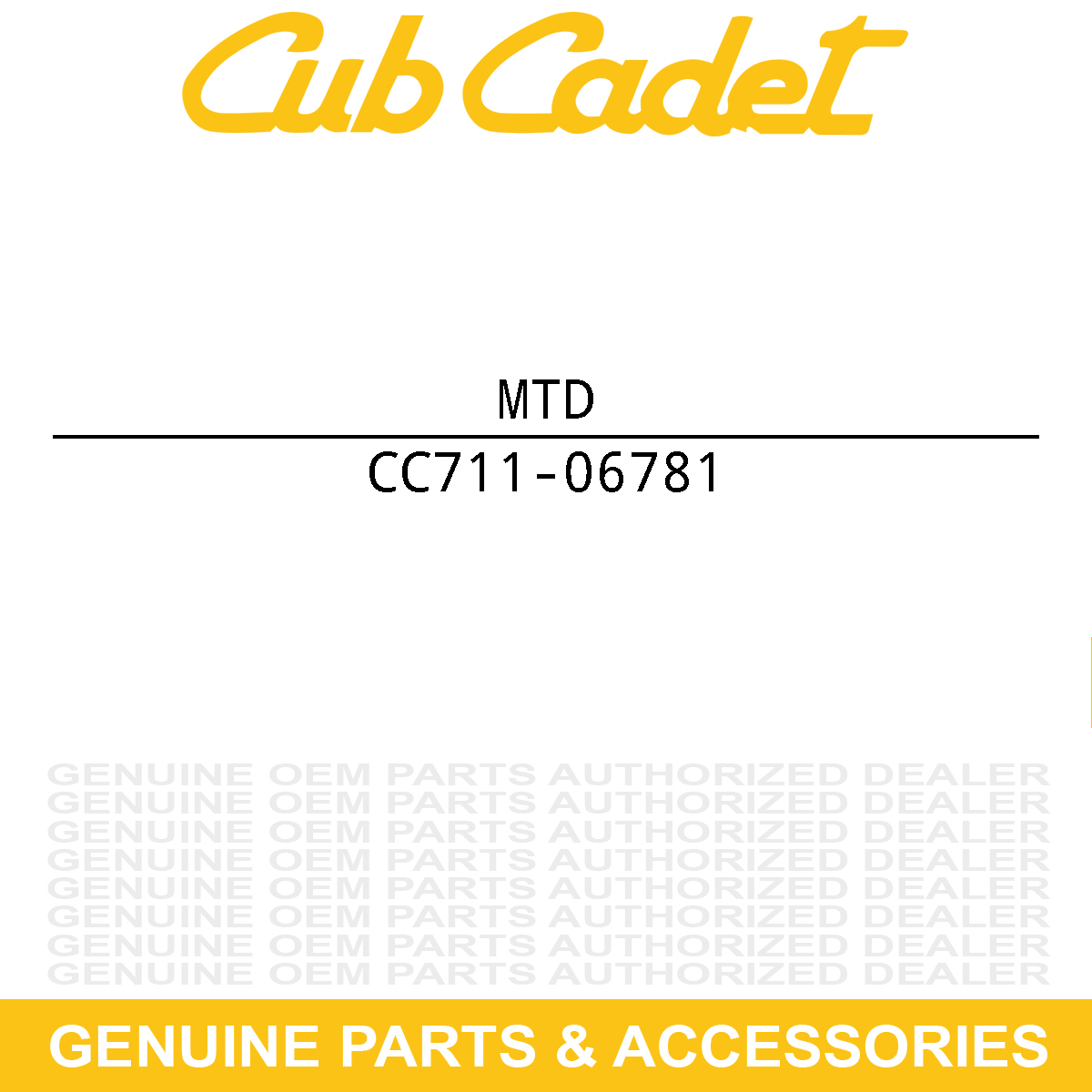 MTD 711-06781 Keeper Cable