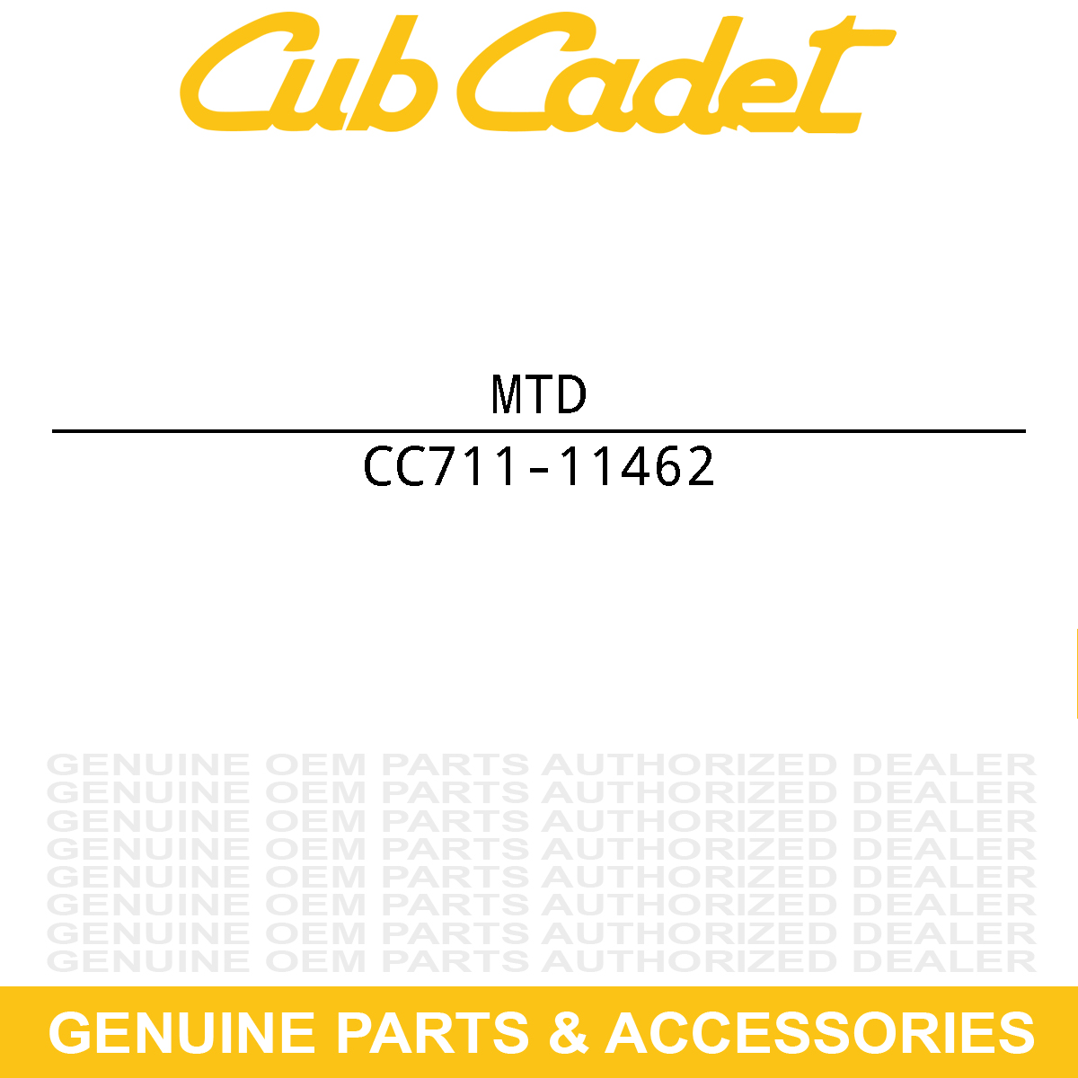 MTD 711-11462 PIN-CROSS.500 X