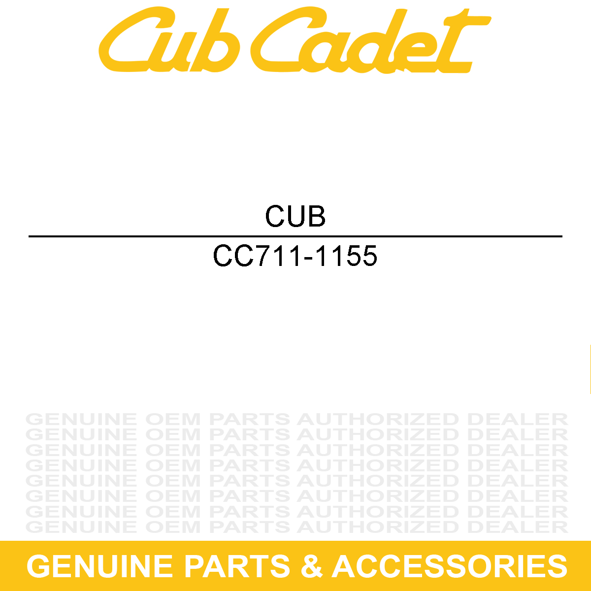CUB CADET 711-1155 Ferrule