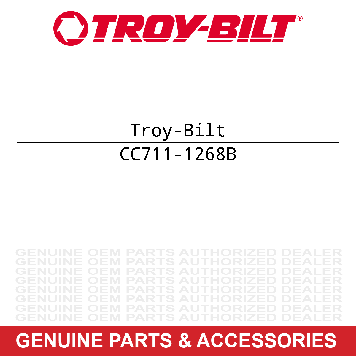 Troy-Bilt 711-1268B Actuator Shaft