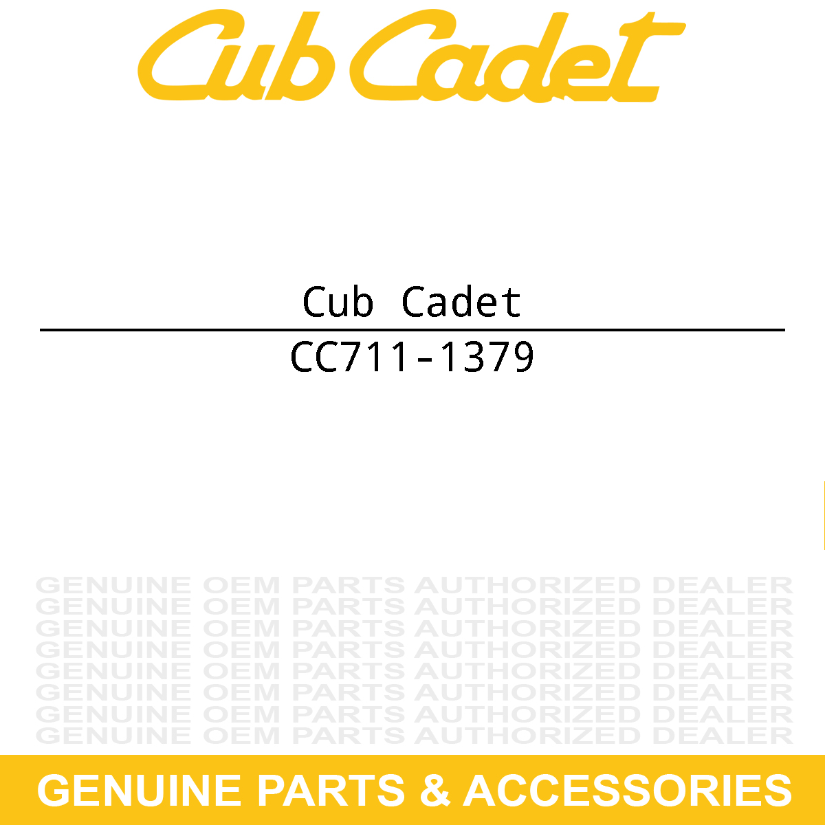 CUB CADET 711-1379 HOUSING-CHECK VALV