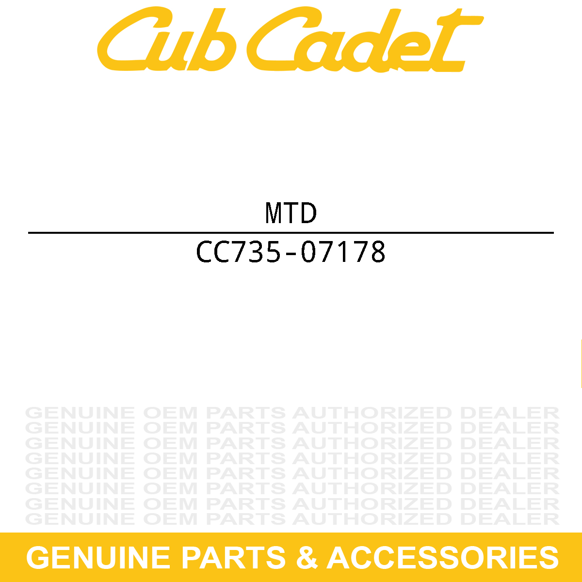 MTD 735-07178 MAT-FLOORBOARD