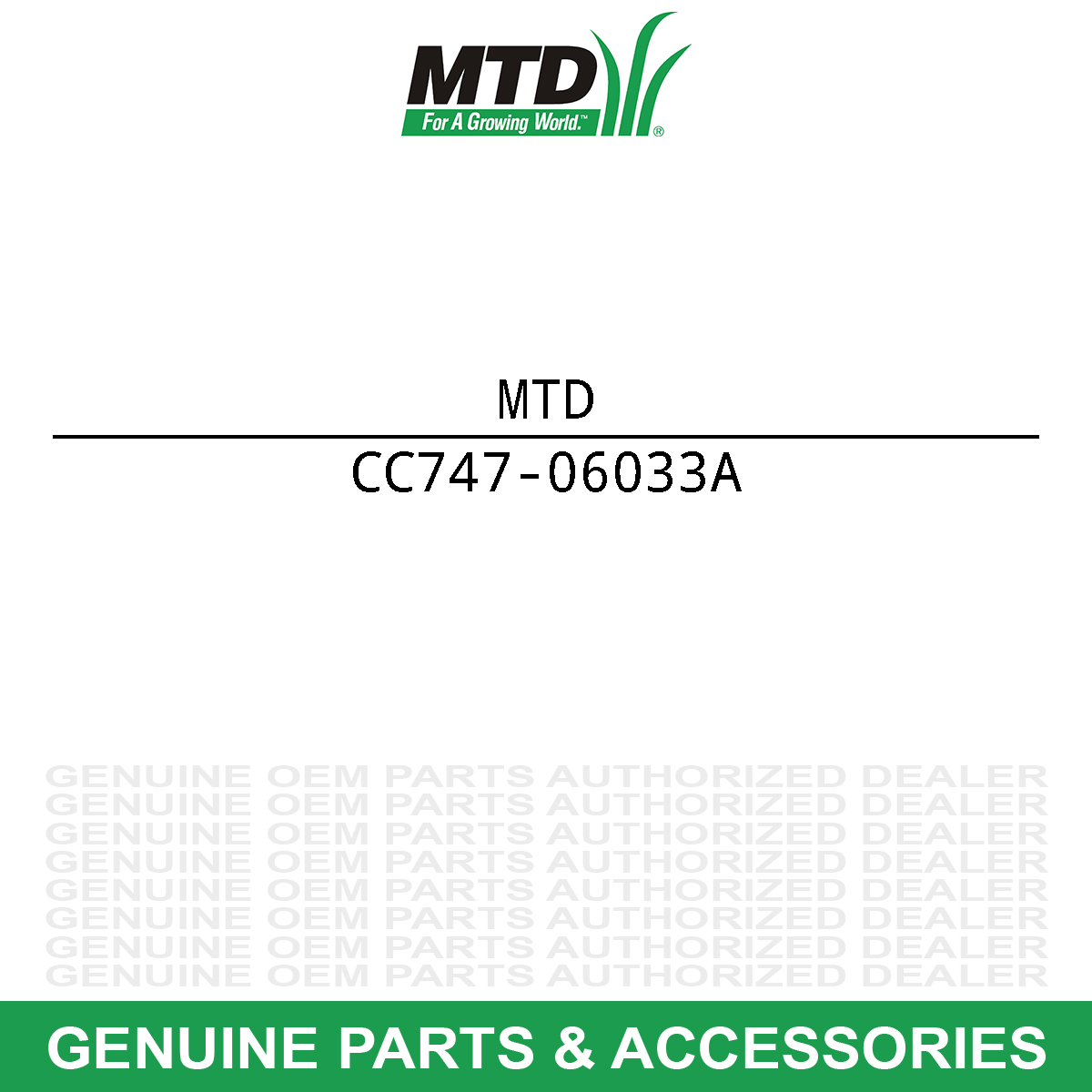 MTD 747-06033A Brake Rod