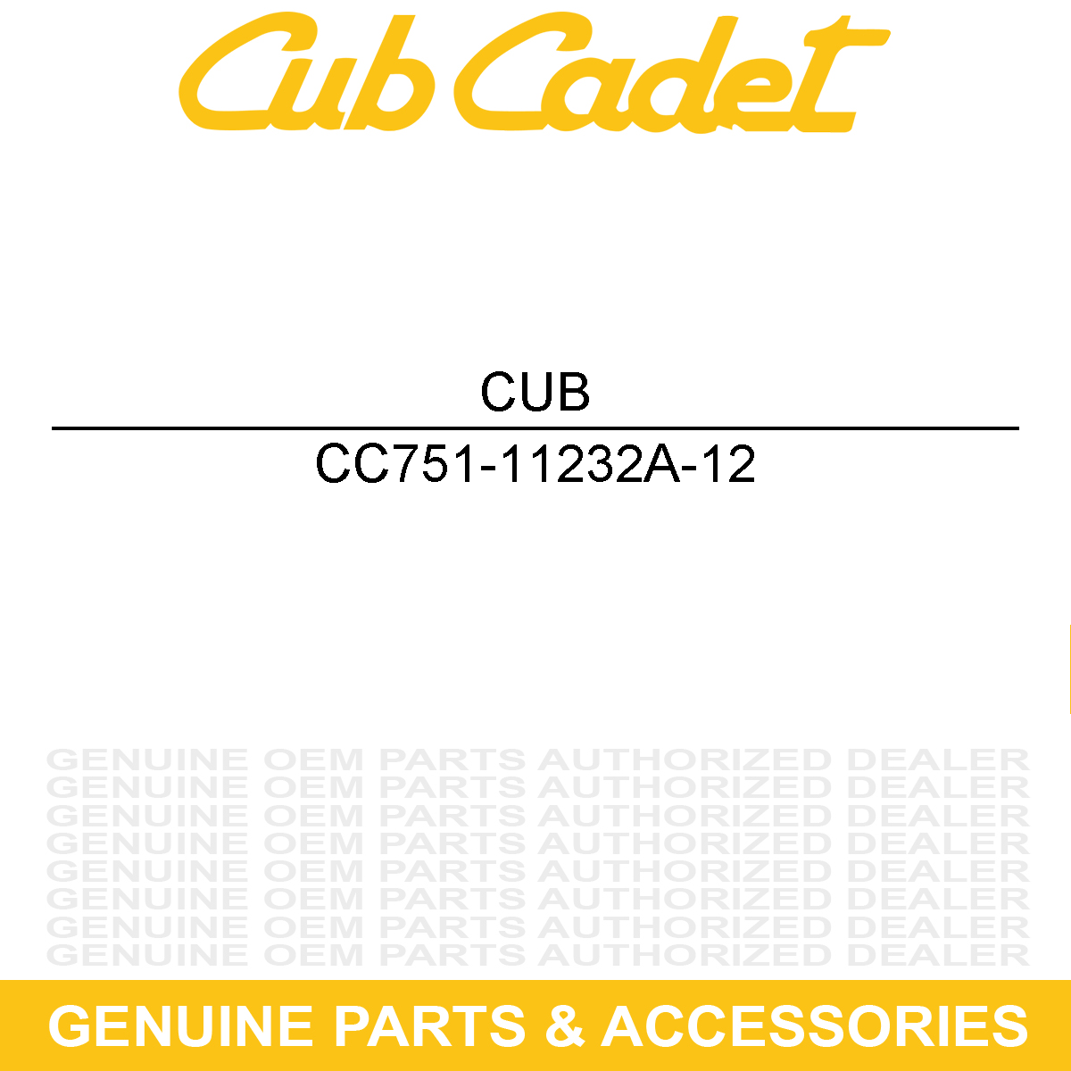 CUB CADET 751-11232A-12 12" Heat Shield