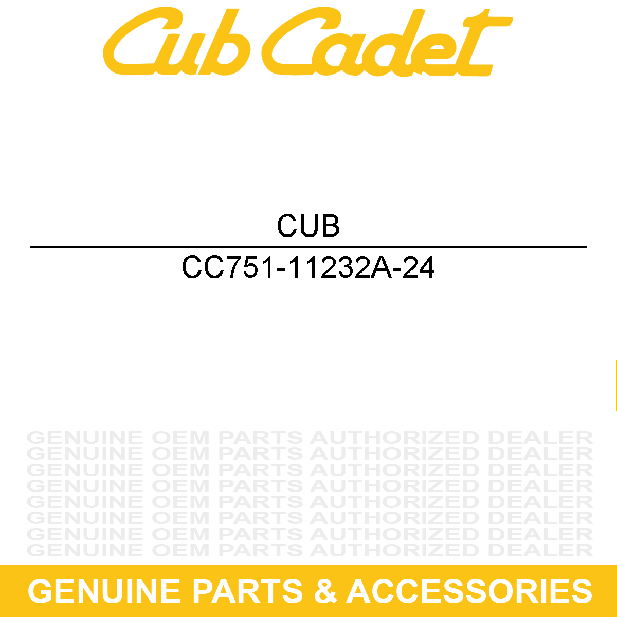 CUB CADET 751-11232A-24 Heat Shield