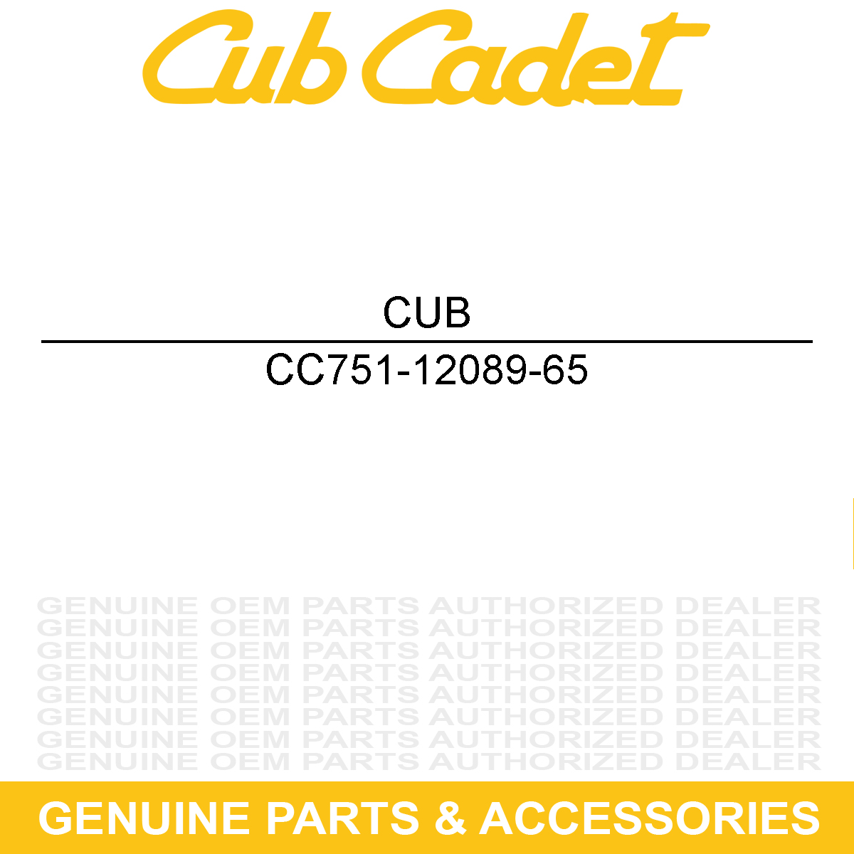 CUB CADET 751-12089-65 HOSE-VENT 3/16 ID