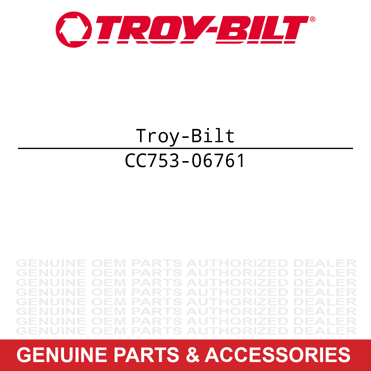 Troy-Bilt 753-06761 RH Complete Height Adjustable Assembly