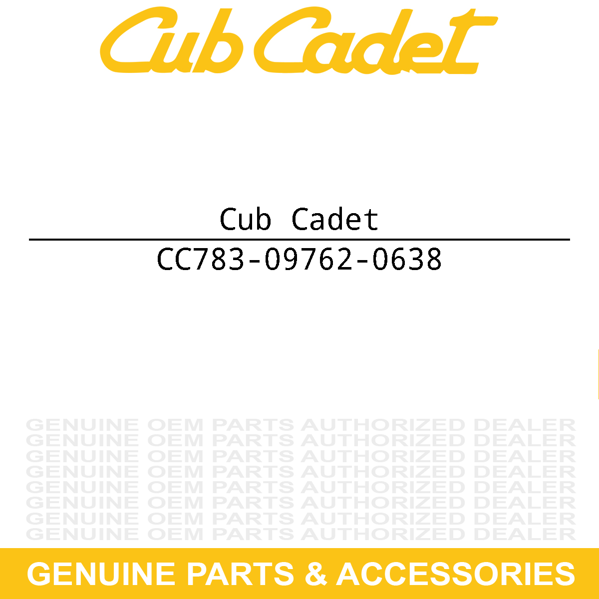 MTD 783-09762-0638 Right Hand Side Panel