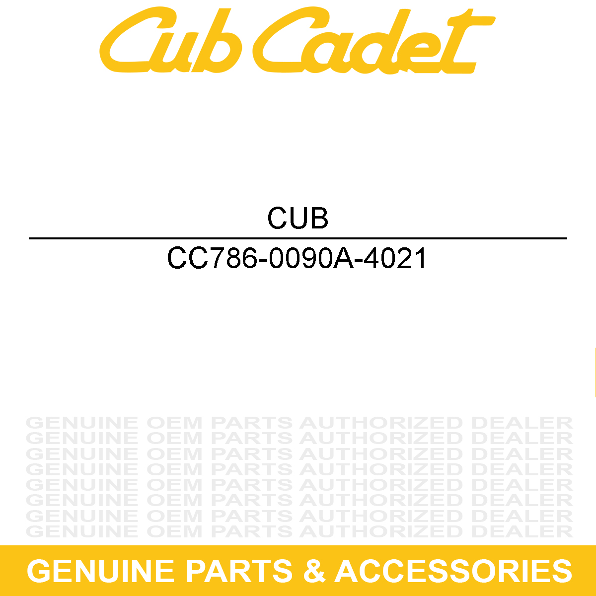 CUB CADET 786-0090A-4021 SHIELD-SIDE