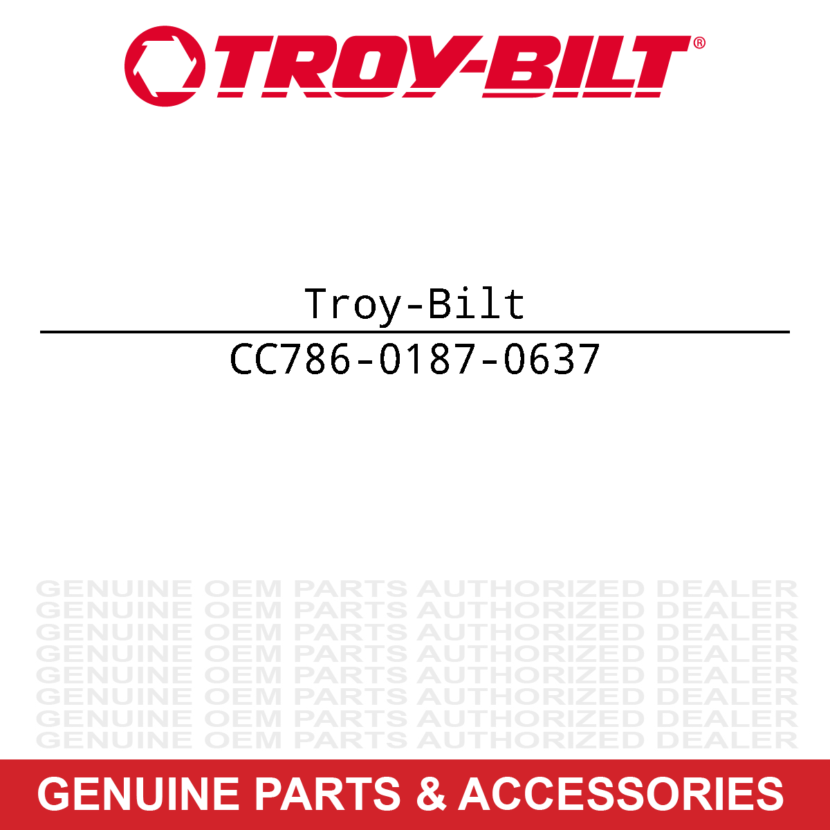 Troy-Bilt 786-0187-0637 Shift Cover Bracket