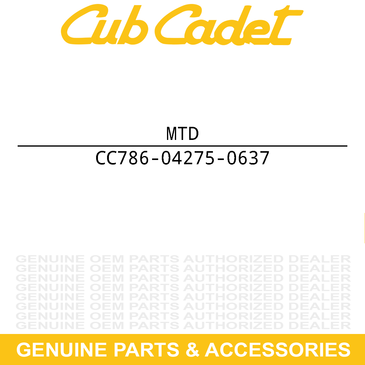 Troy-Bilt 786-04275-0637