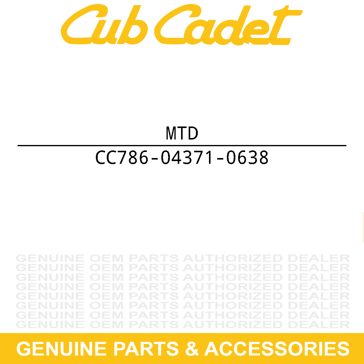 Troy-Bilt 786-04371-0638
