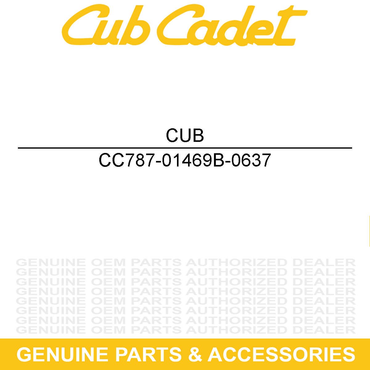 CUB CADET 787-01469B-0637 LEVER-LOWER SHIFT