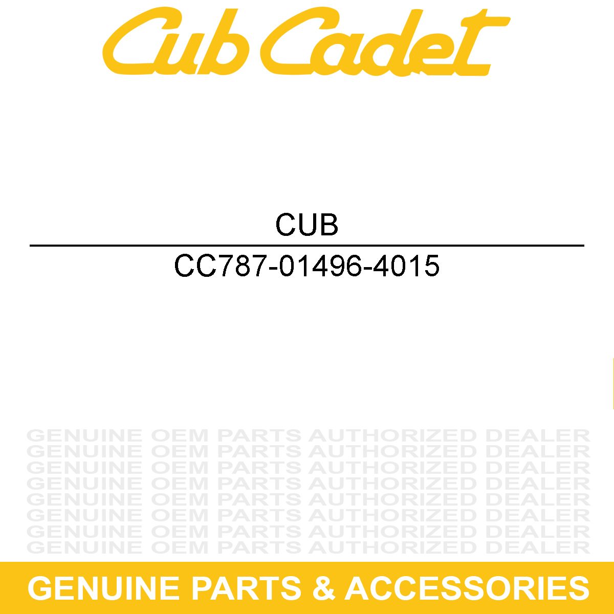 CUB CADET 787-01496-4015 BRKT-HEIGHT ADJ