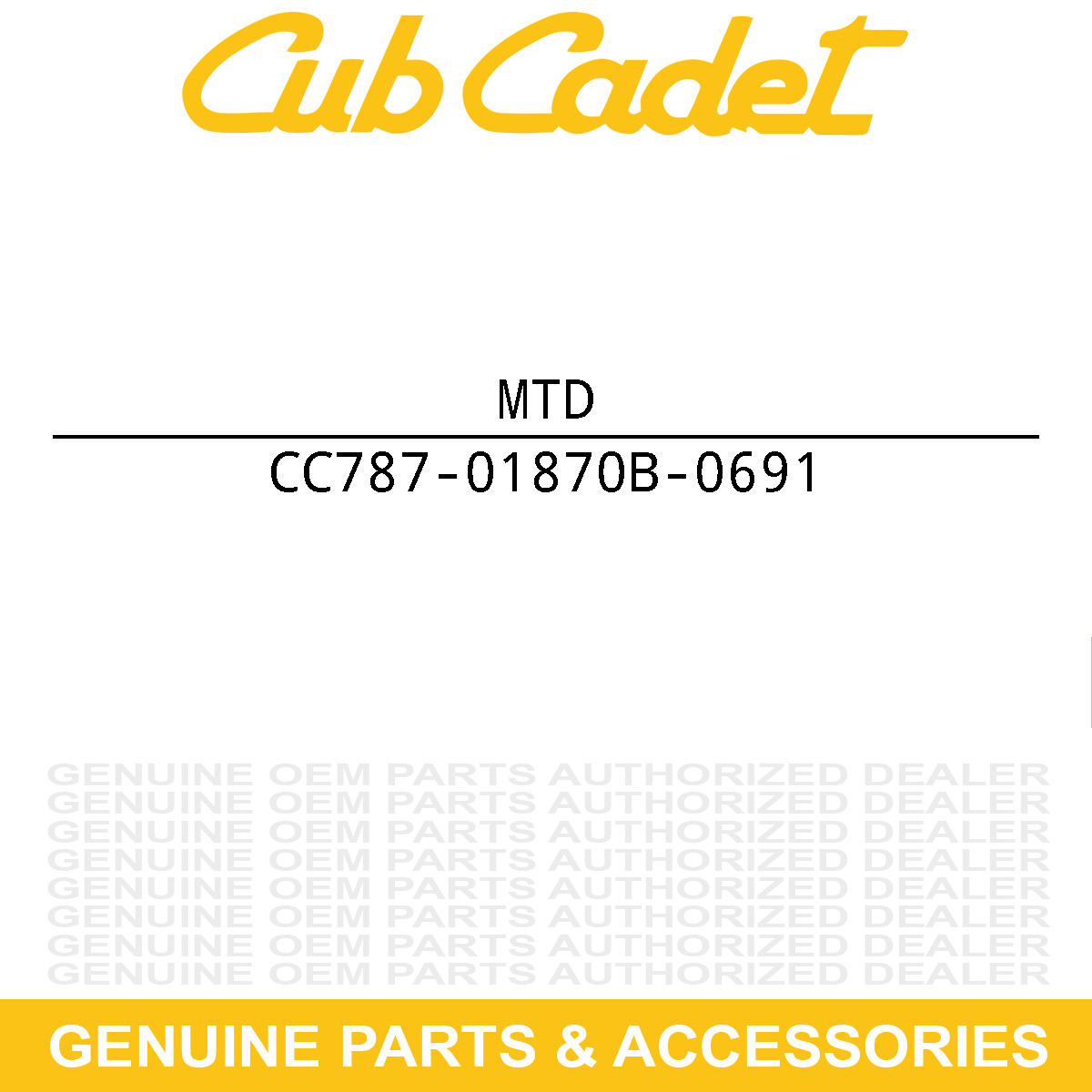 MTD 787-01870B-0691 21" Deck 2n1