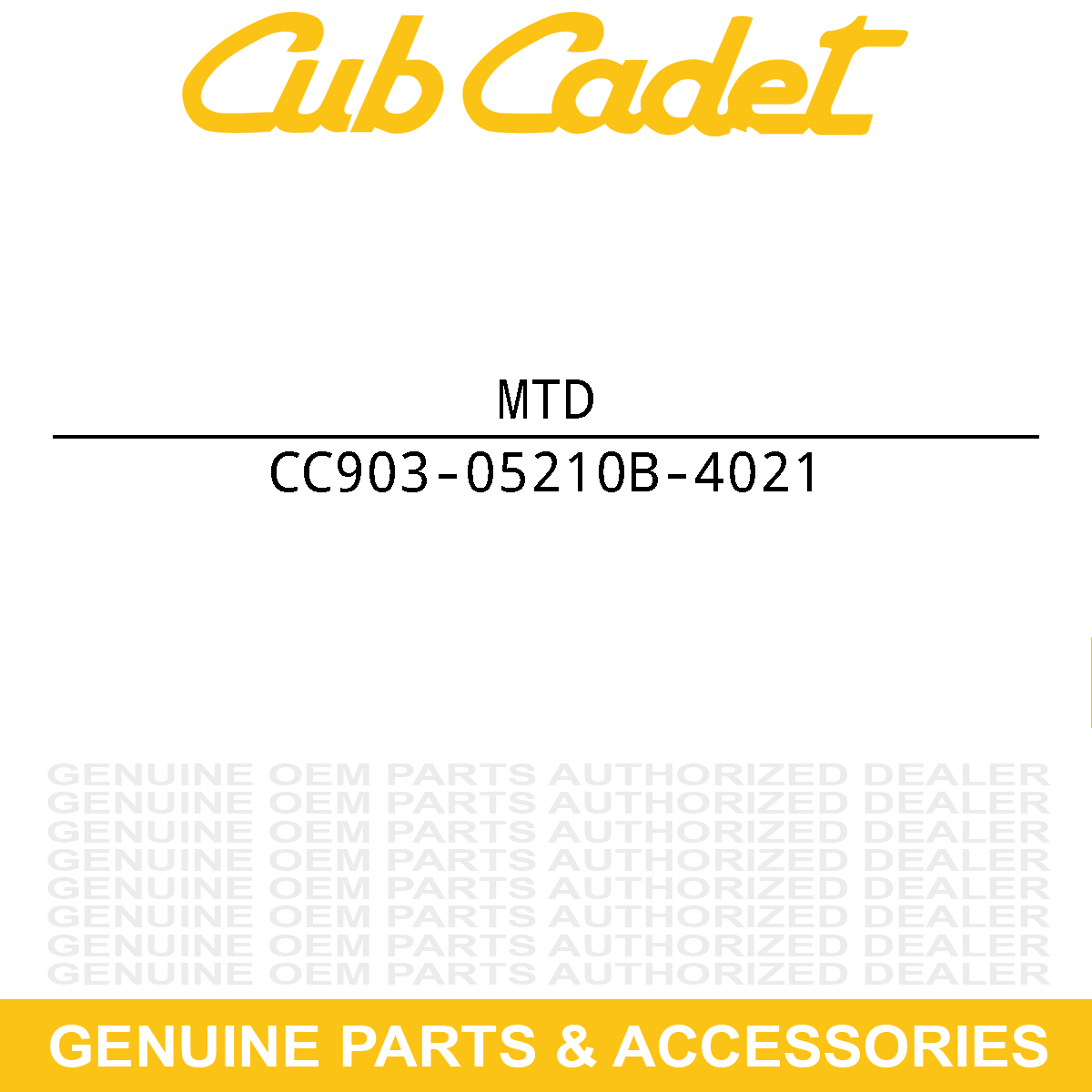 MTD 903-05210B-4021 SHELL-46" DECK