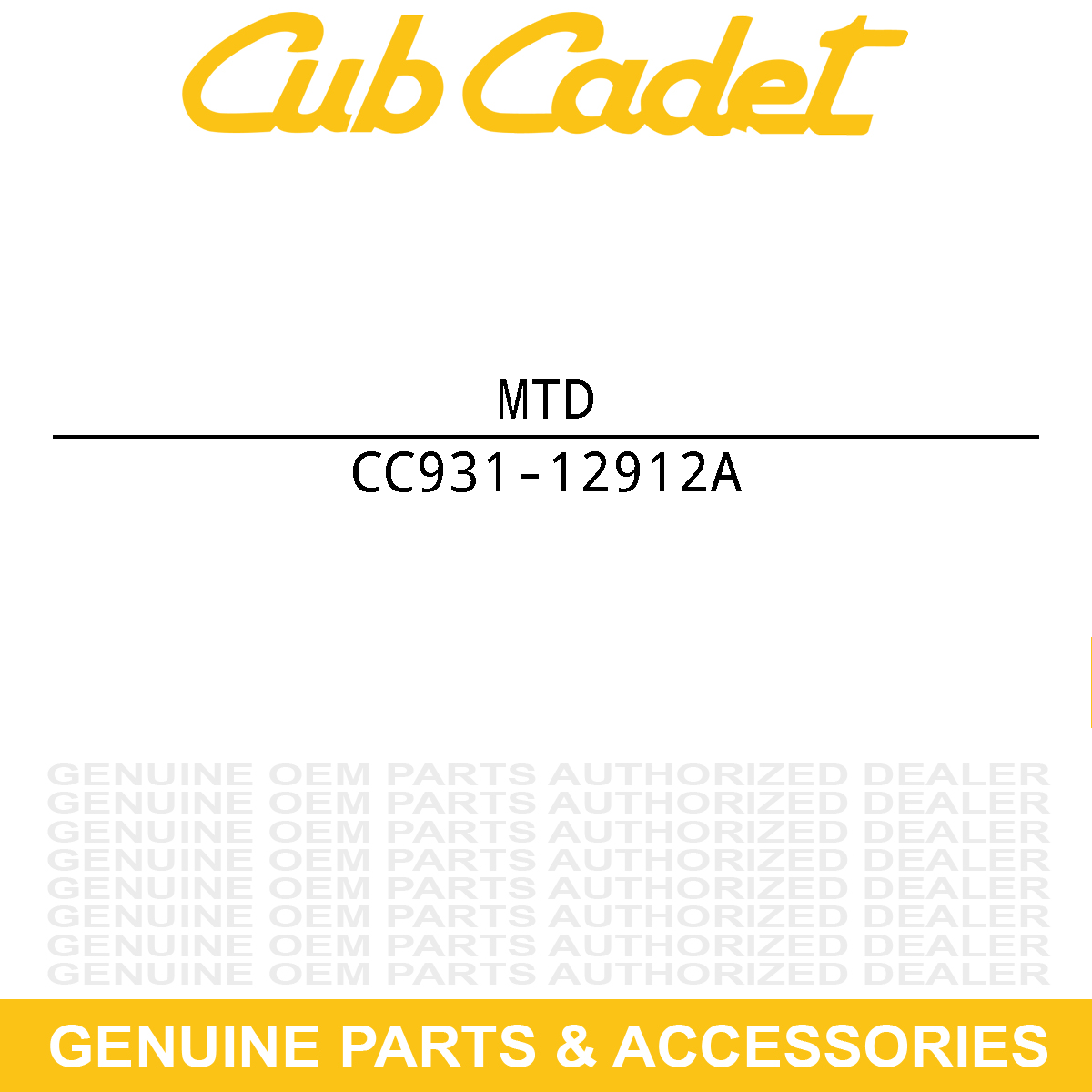 MTD 931-12912A CONSOLE-LH CRZT MA