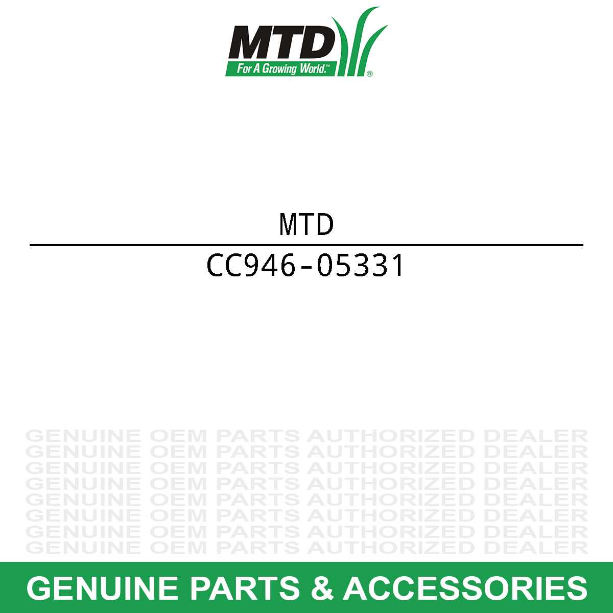 MTD 946-05331 Park Brake Cable