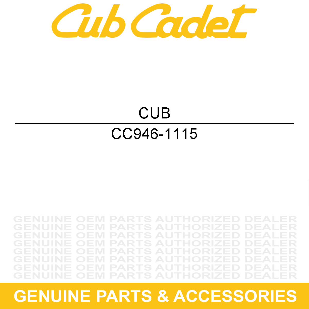 MTD 946-1115 47" Throttle Control Cable