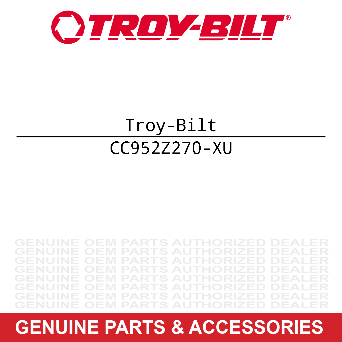 Troy-Bilt 952Z270-XU Complete Engine 208cc