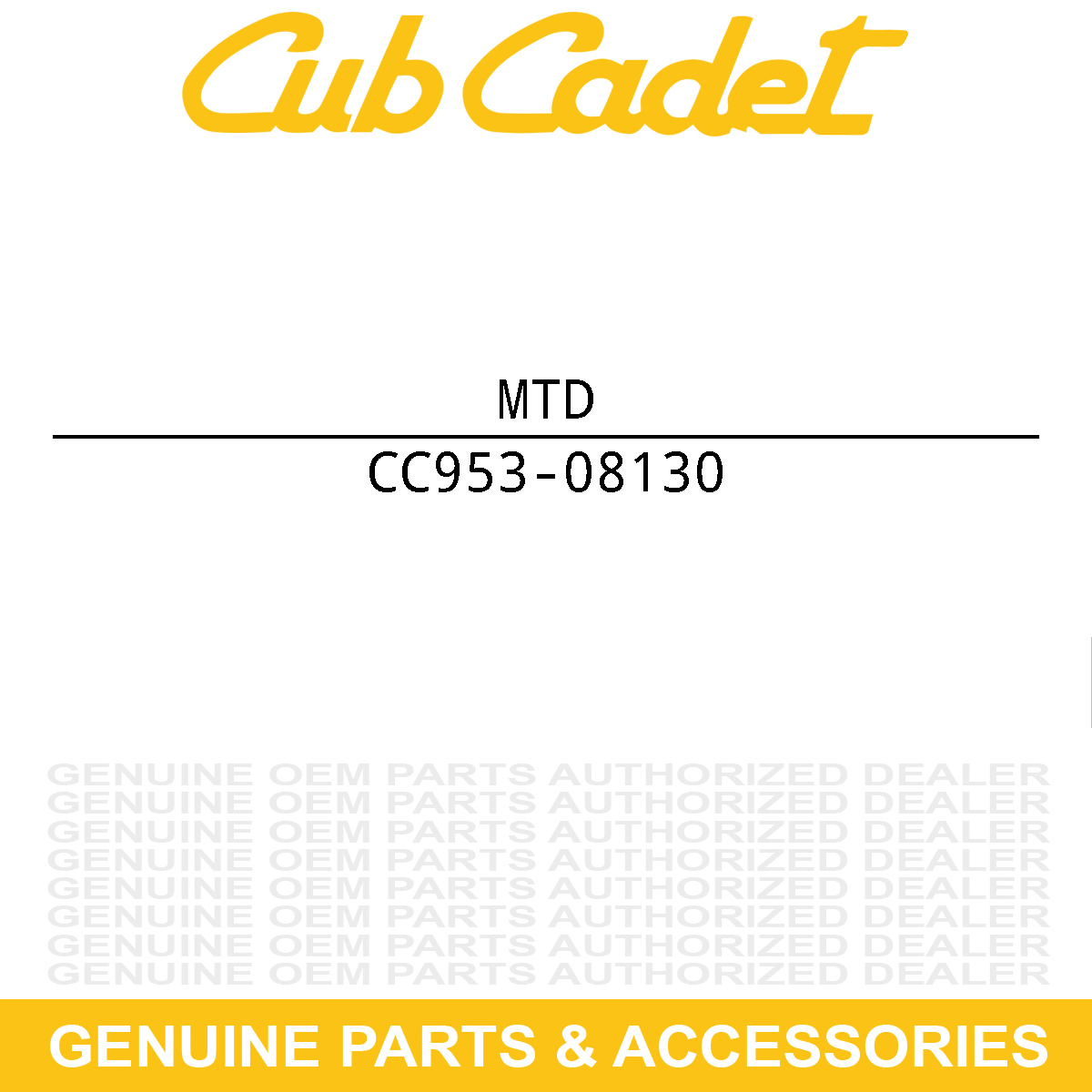 MTD 953-08130 Handle Assembly
