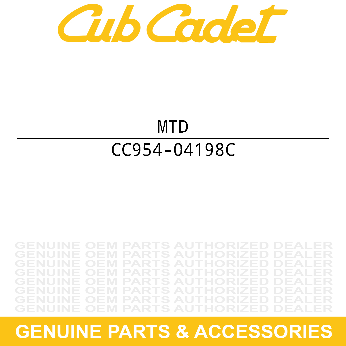 MTD 954-04198C V-Belt