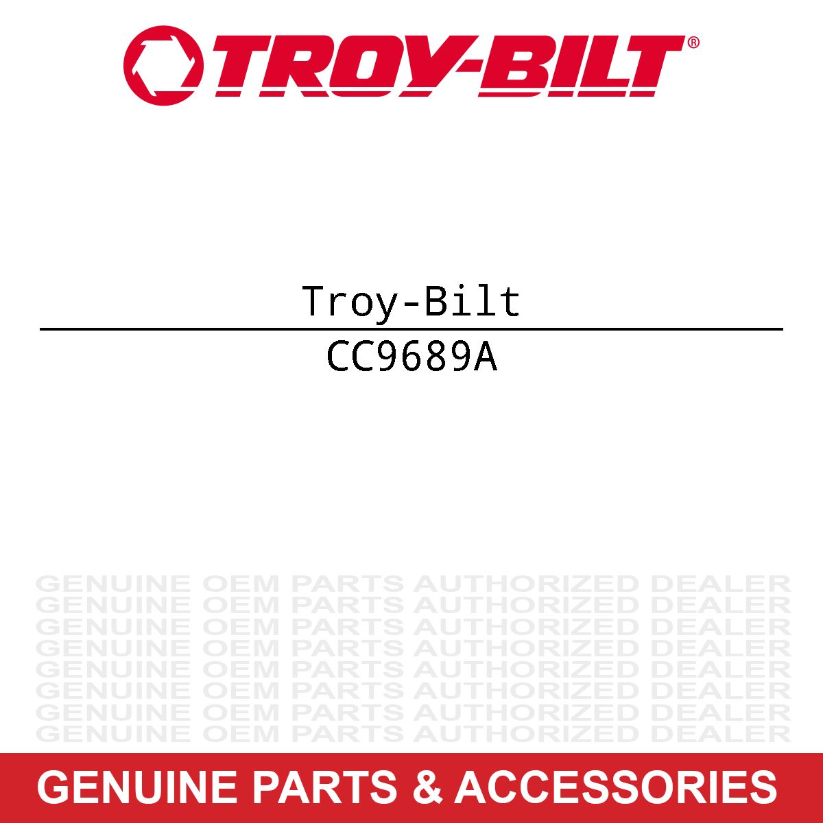 Troy-Bilt 9689A Screw