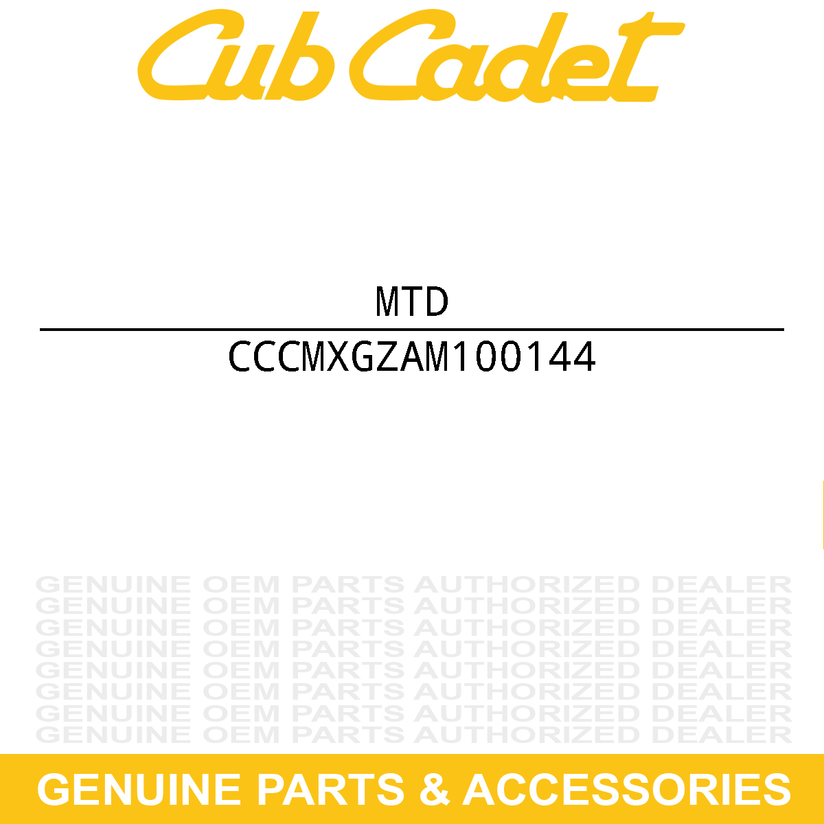 MTD CMXGZAM100144 21" High Lift Blade