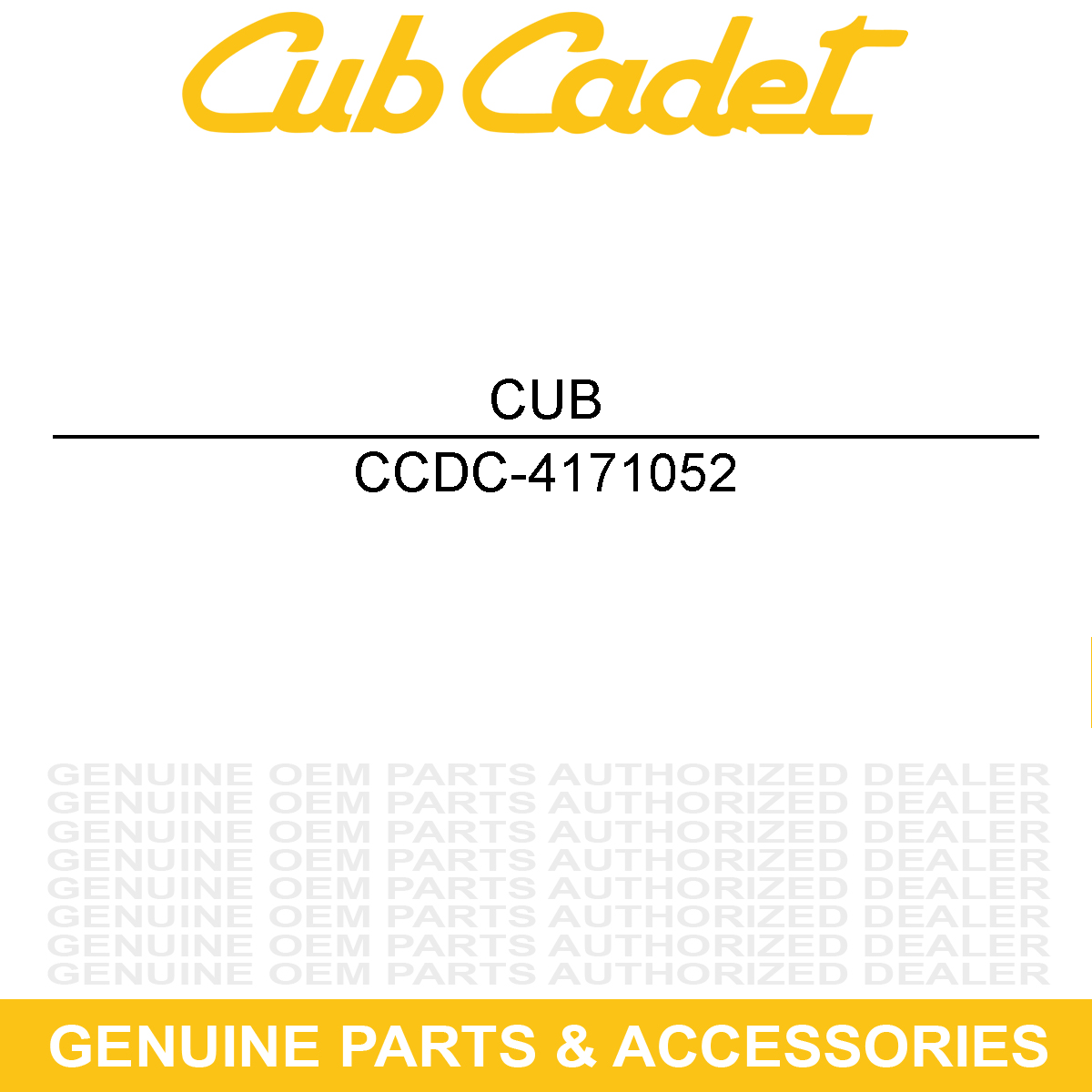 CUB CADET DC-4171052 Left Hand Brake Assembly